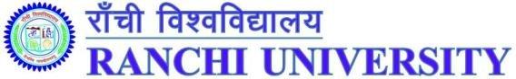 ranchi university assignment front page