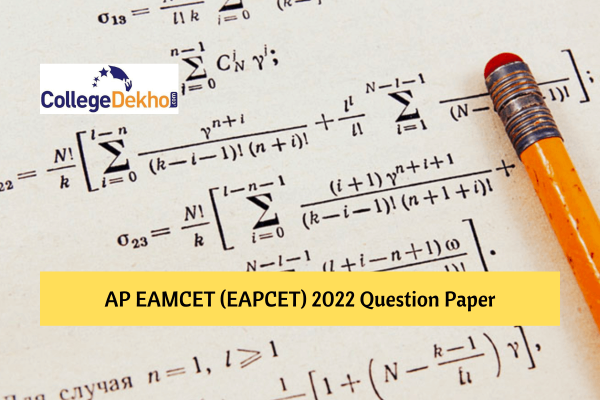 AP EAMCET (EAPCET) 2022 Question Paper