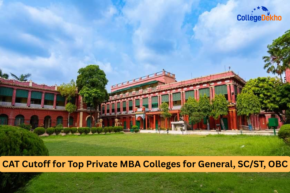 CAT 2025 Cutoff for Top Private MBA Colleges for General, SC/ST, OBC