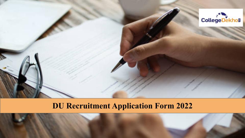 DU Recruitment 2022 Application for Asst Professors in Hindu College: Get Direct Link Here