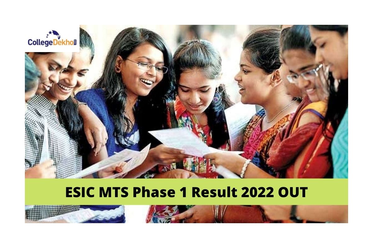 ESIC MTS Phase 1 result out