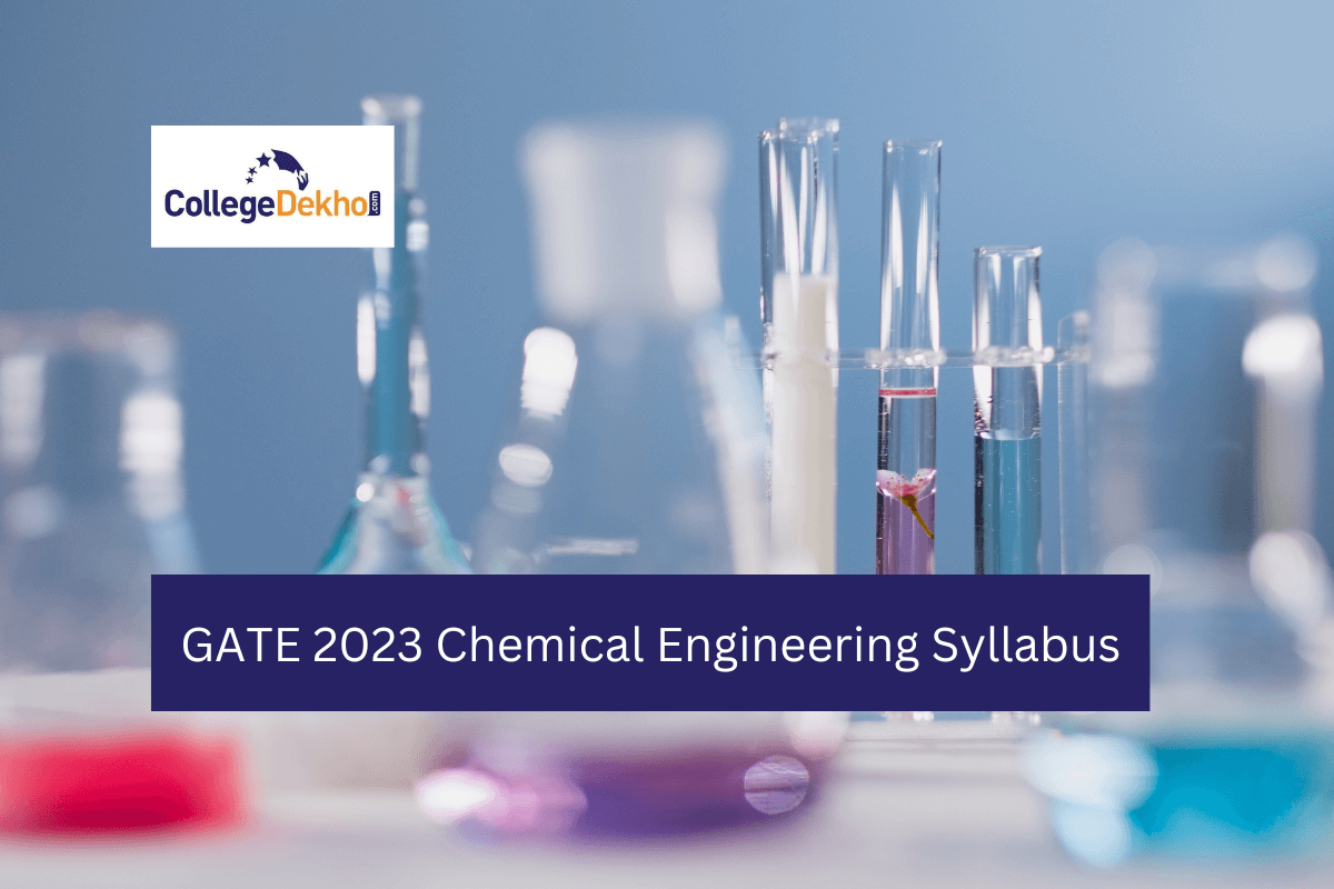 GATE 2023 Chemical Engineering Syllabus PDF: Important Topics, Topic-Wise Weightage, Complete Guide