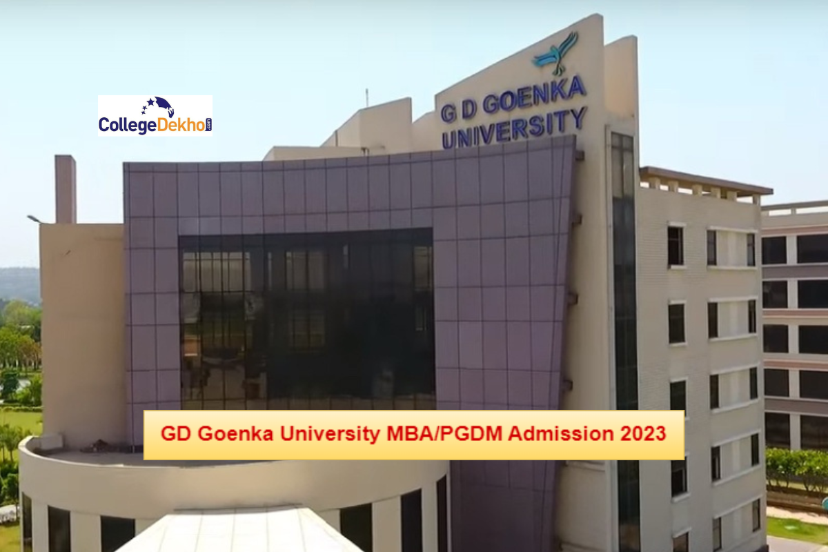 GD Goenka University MBA Admission 2023: Check Last Date to Apply