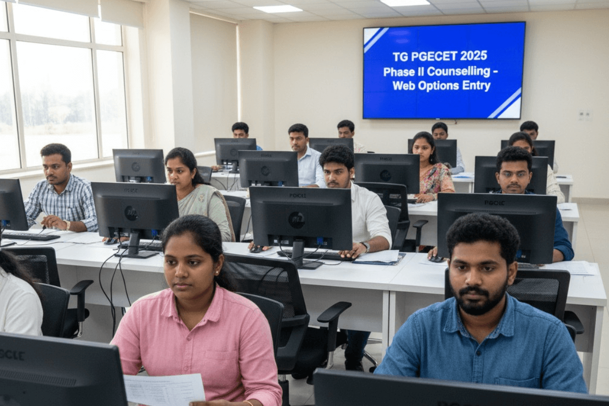 TG PGECET 2025 Web Options Release Date