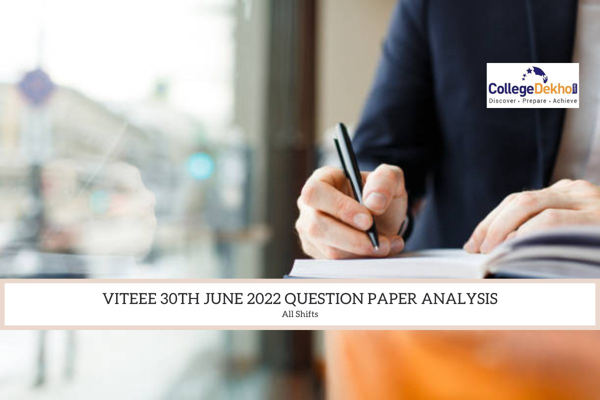 VITEEE 30th June 2022 Question Paper Analysis