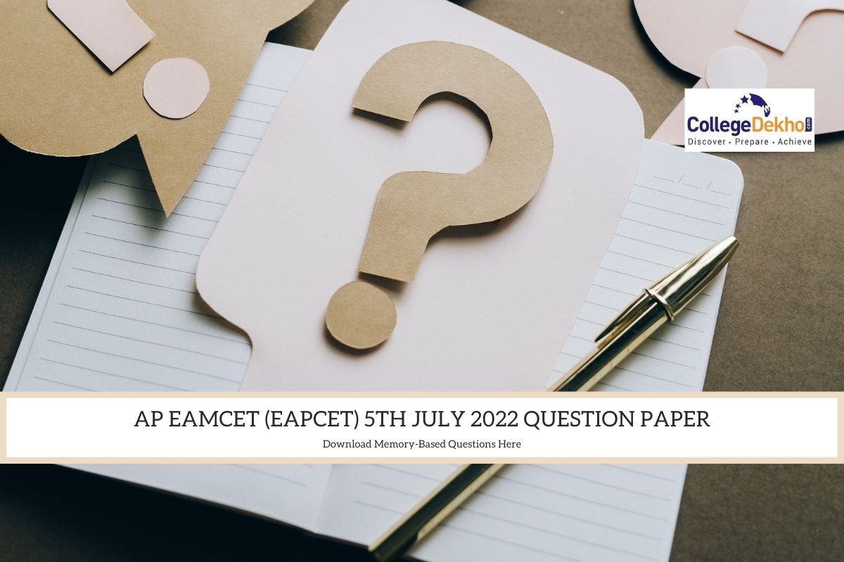 AP EAMCET (EAPCET) 5th July 2022 Question Paper