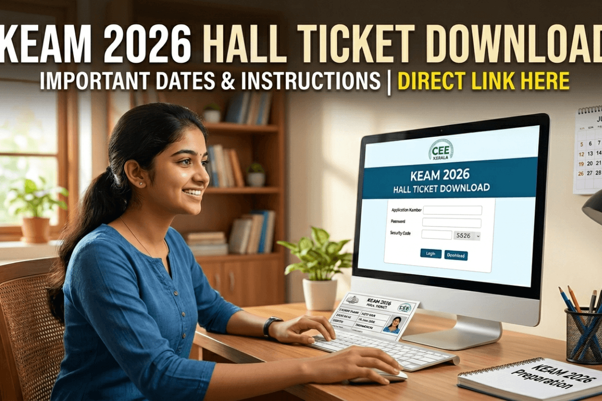 KEAM 2026 Admit Card OUT: Download link activated at cee.kerala.gov.in