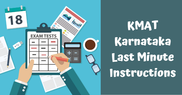KMAT Karnataka 2024 PBT Test Guidelines