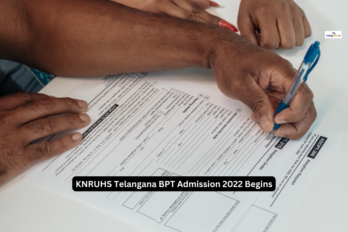 KNRUHS Telangana BPT Admission 2022 Begins: Check Dates, Registration Process