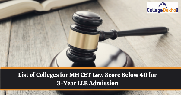 List of Colleges for MH CET Law Score Below 40 for 3-Year LLB Admission