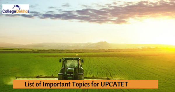 List of Important Topics for UPCATET 2023