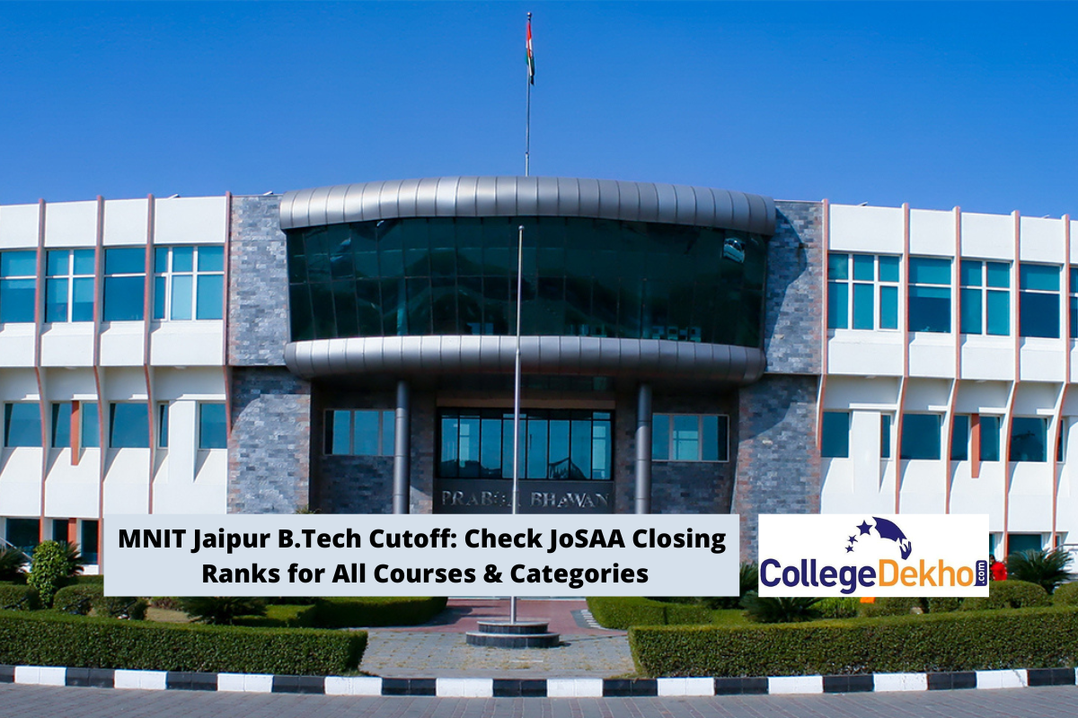 MNIT Jaipur B.Tech Cutoff 2022: Check JoSAA Closing Ranks for All Courses & Categories