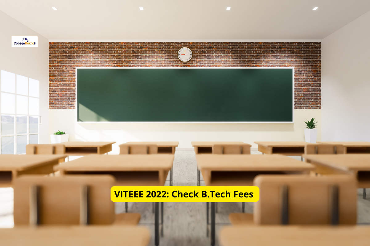 VITEEE 2022: Check B.Tech Fees for 2022-23 Session
