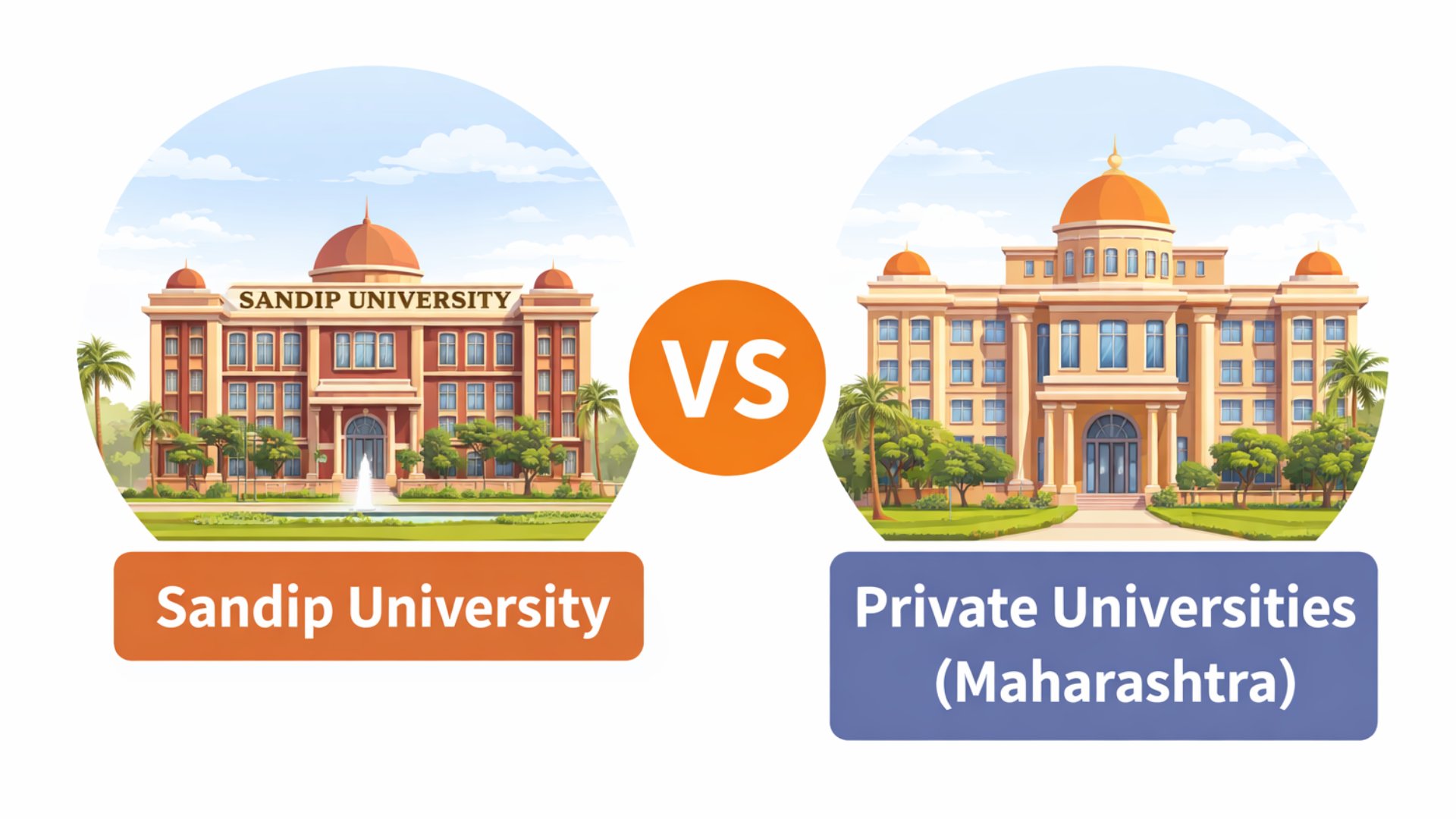 Sandip University vs Other Private Universities in Maharashtra
