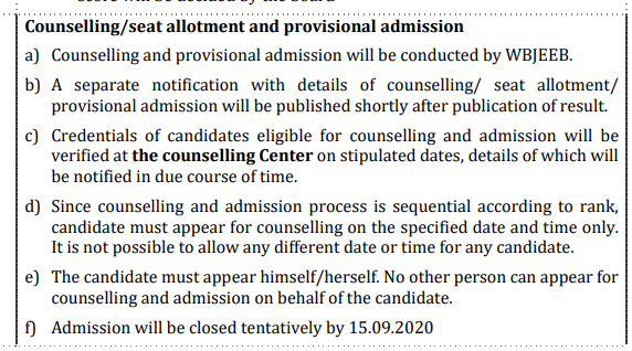 Presidency University Admission Process