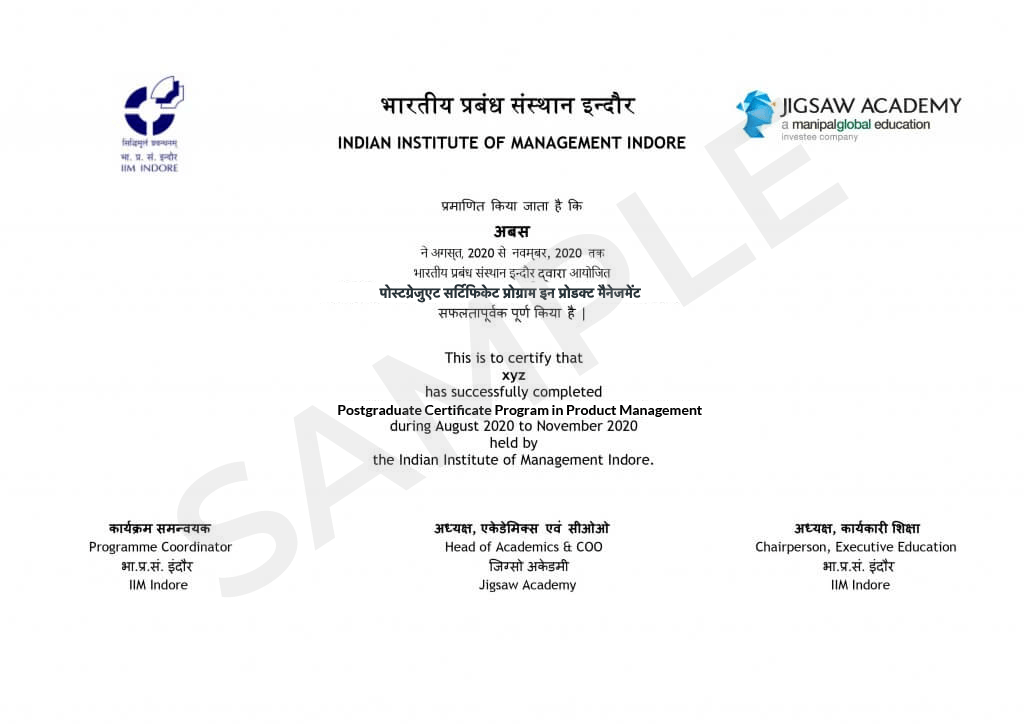 Iim Indore And Jigsaw Academy Launch Online Course In Product Management Collegedekho