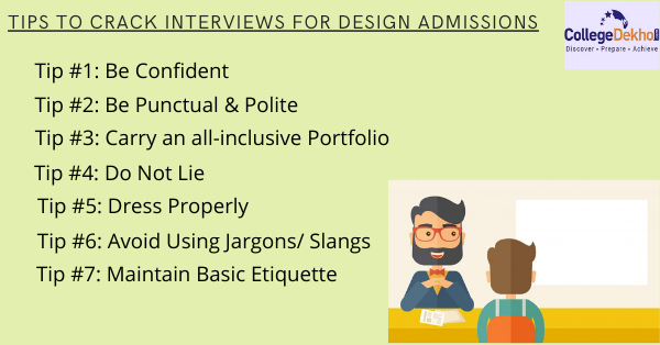 Tips for cracking design interviews for admission