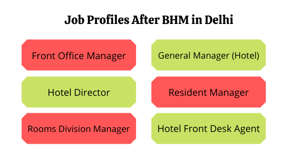 Job Profiles After BHM in Delhi