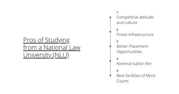 Law from NLU Vs Non-NLU - Pros and Cons