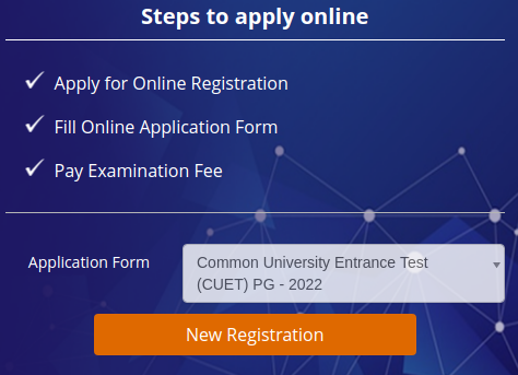 CUET PG Registration