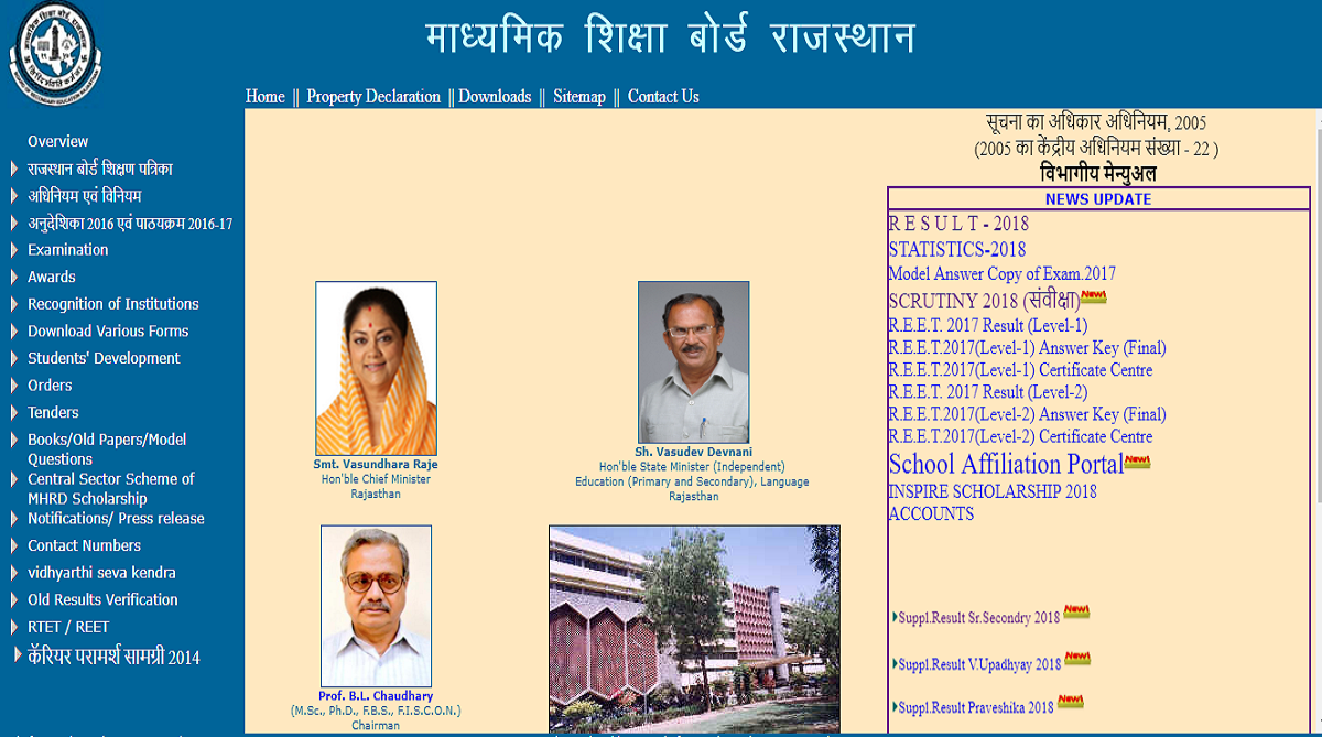 Rajasthan Class 12 Sample Paper