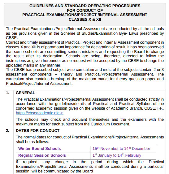 CBSE 12th Date Sheet 2023 (OUT) CBSE Date Sheet Class 12 PDF Download